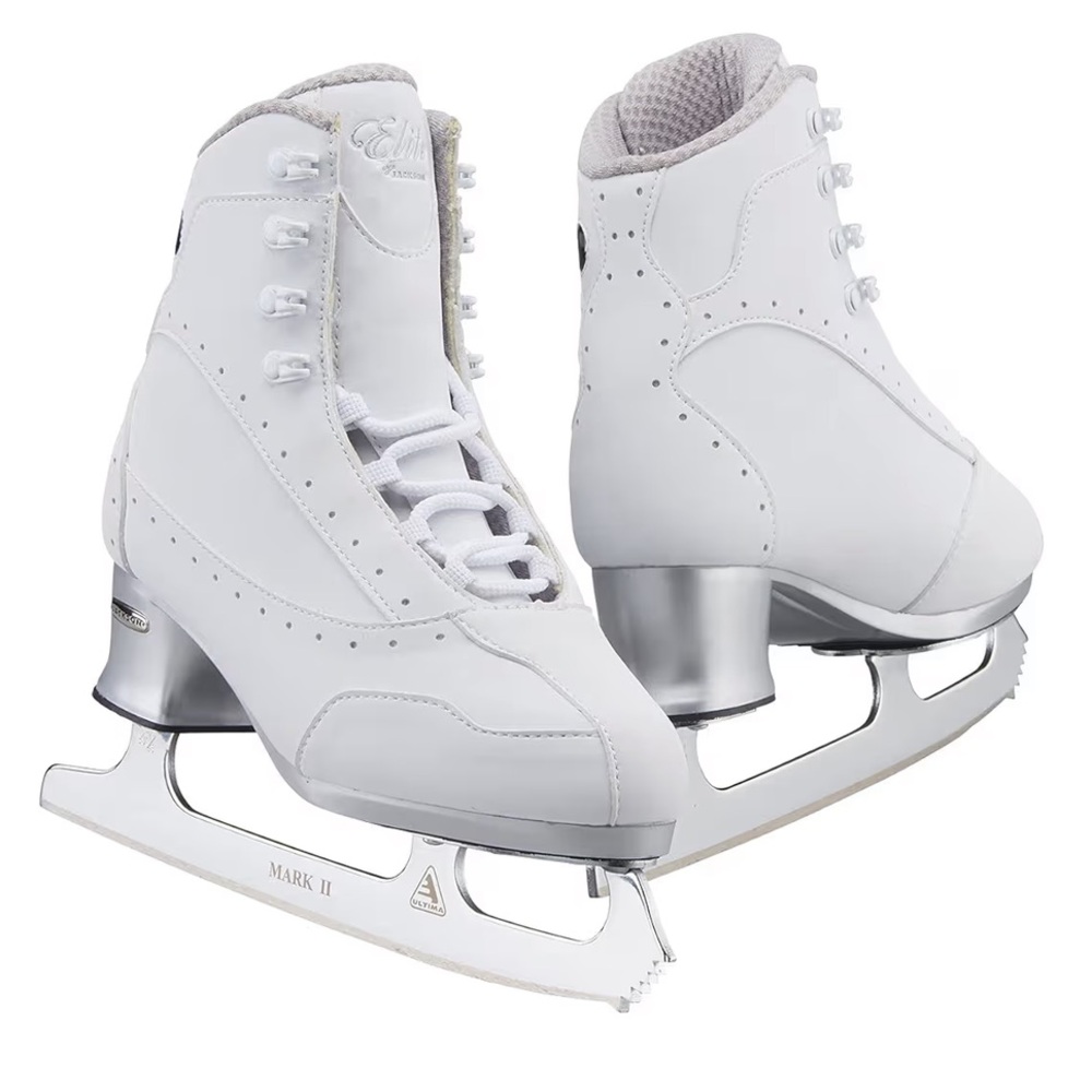JACKSON Elite Women's White Figure Ice Skates